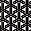 白黒配色のマルチボーダー柄パターン 無料シームレスパターン素材 ダウンロードサイト