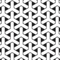 六角形が絡み合ったように見える組亀甲柄パターン